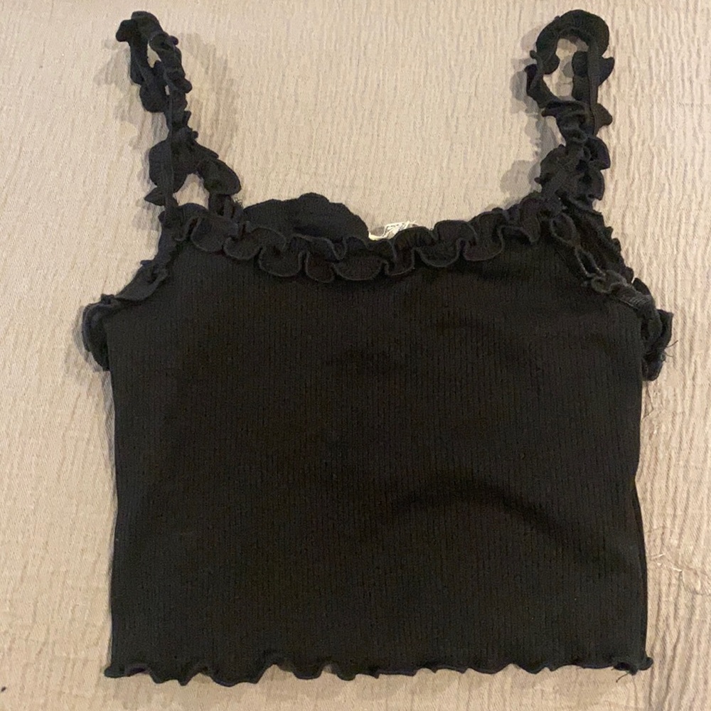 NWT cute black tank tank top
